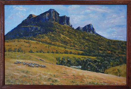 Mt Abrupt Mackie after Arthur Streeton
